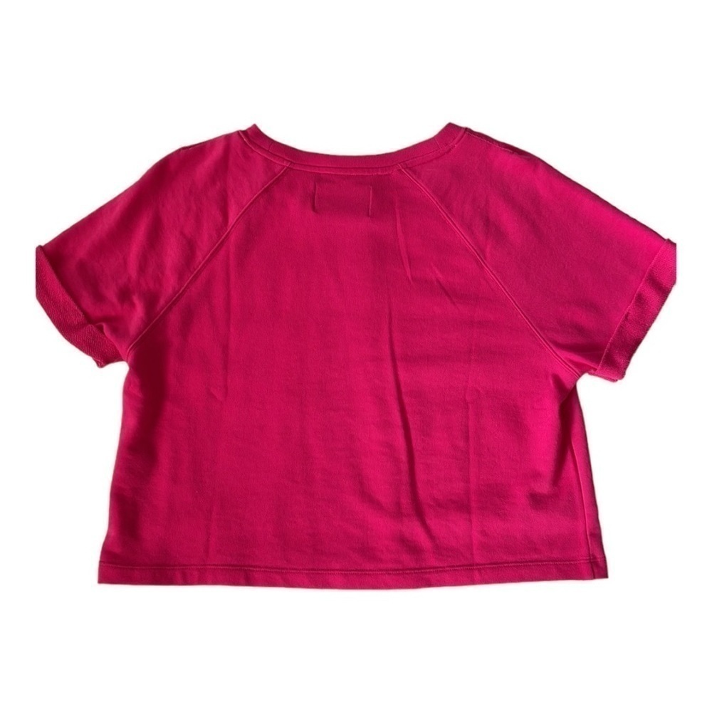 ♥️calvin Klein♥️Crew neck short sleeve Cropped graphic sweat shirt size (Med) - Picture 3 of 7